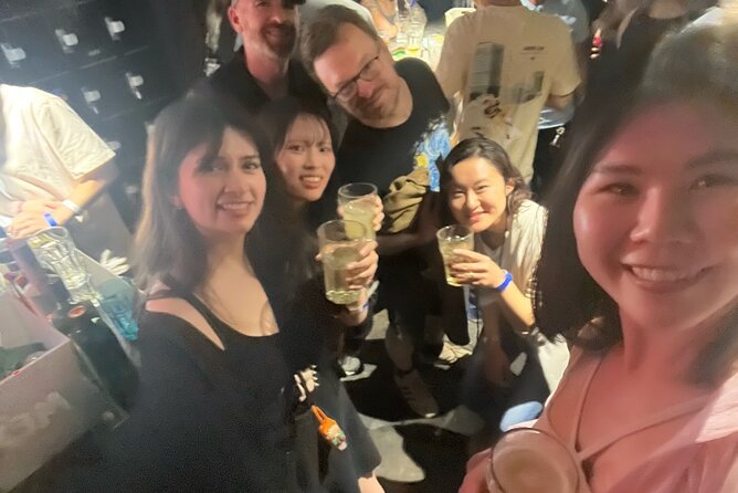 3Hour Osaka Pub Crawl Bar Hopping Nightlife Guided Tour in Namba - Kanemasa Liquor Store and the standing okonomiyaki stop