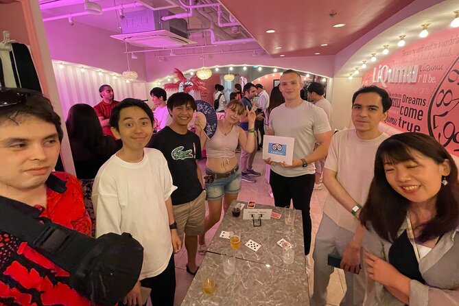 AllWeCanDrink "Can Come Alone" Shibuya Friending Party Experience - The Final Group Photo at 9:45 pm