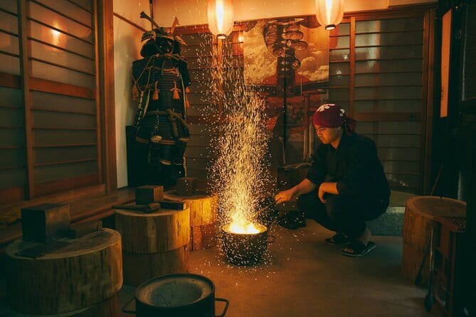 Authentic Knife Making Experience at a Blacksmith in Kyoto - Dressing for the forge