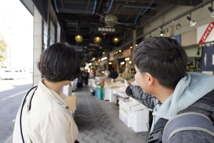 Authentic Sapporo: Nijo Market Seafood Lunch & History Tour - Going up Sapporo TV Tower
