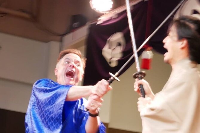Best Samurai Experience in Tokyo - Practicing the choreographed showdown
