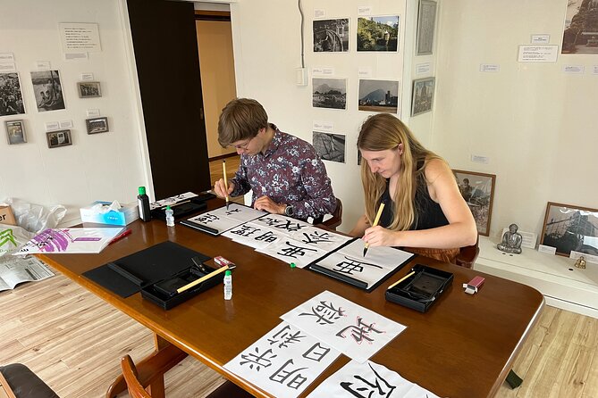 Calligraphy Class for Beginners in a Century-old Japanese House - A one-hour activity with room for other plans