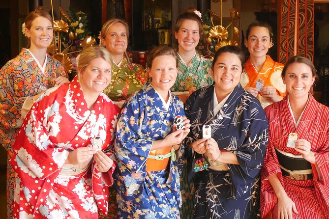 Cultural Activities :Kimono, tea ceremony, Calligraphy and Amulet - Tokuju-ji Temple and its protective Jizo