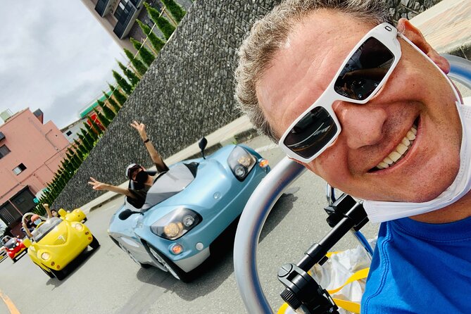 Cute & Fun E-Car tour following guide around Lake Kawaguchiko - What the $260.90 price means