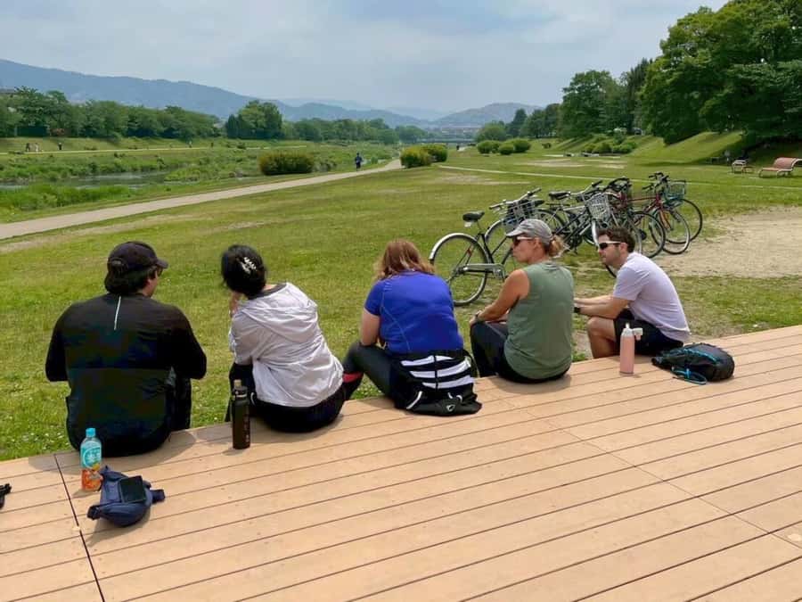 Cycle Kyoto's Hidden Gems & Gion Stroll - From Sanjo Ohashi to the natural spring