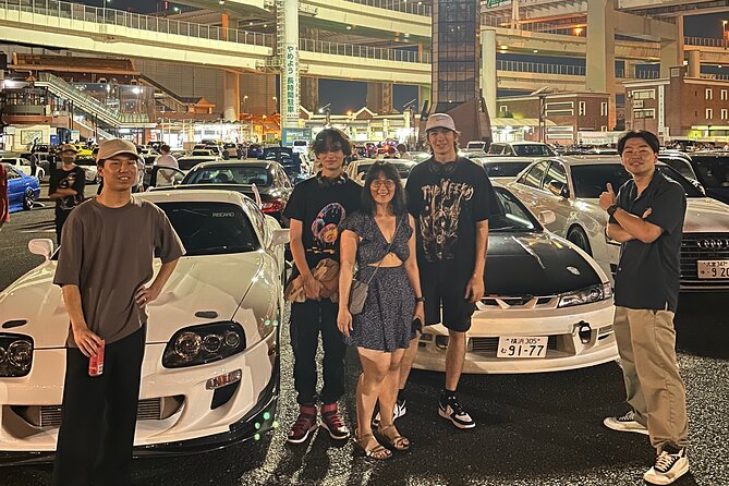 Daikoku Car Club Temporary Membership - Rainbow Bridge and Tokyo Bay at night