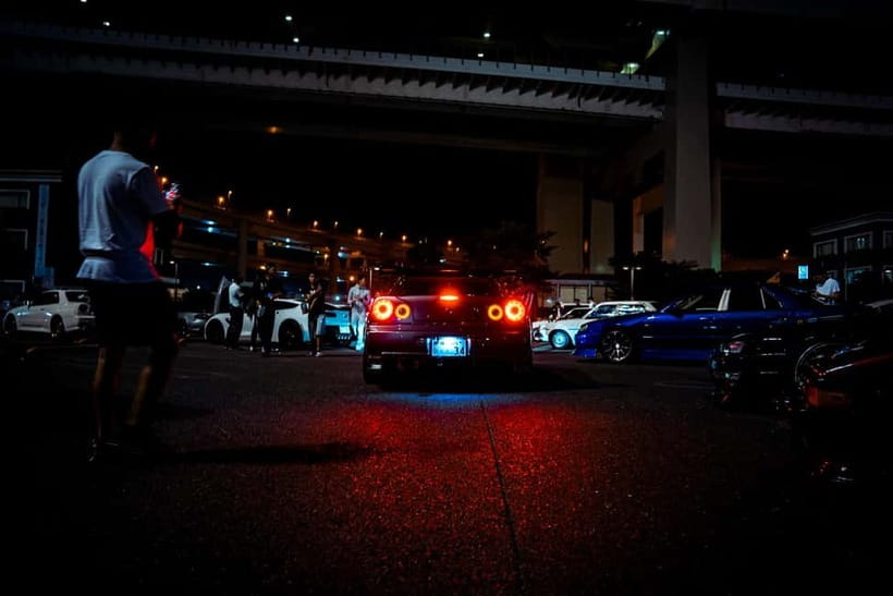 Daikoku & Tokyo JDM Night Tour in R34 or TopSecret R35 GT-R - The convoy ride to Daikoku