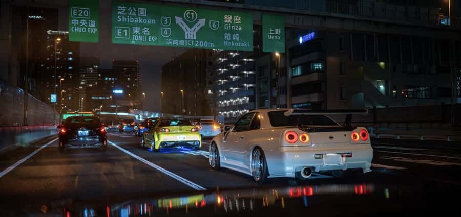 Daikoku & Tokyo Private JDM Tour by 700HP R34 GT-R - Riding Tokyo in a 700HP R34 GT-R
