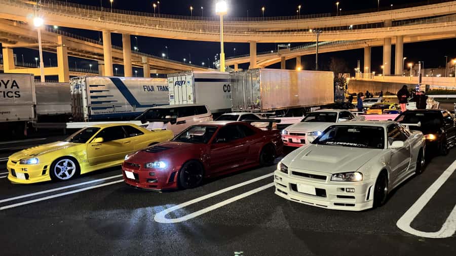 Daikoku & Tokyo Private JDM Tour by 700HP R34 GT-R - What the Driving Portion Feels Like