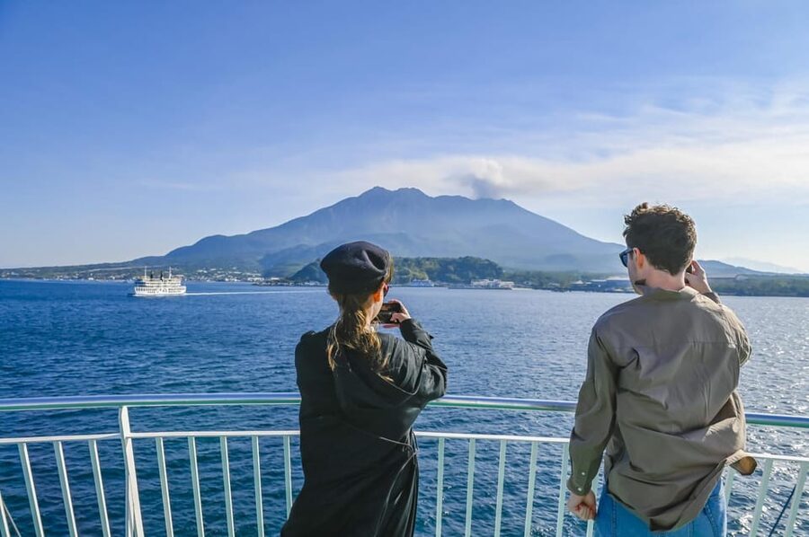 Discover the Wonder of Sakurajima Half Day Tour in Kagoshima - A pause at Nagisa Park’s long footbath