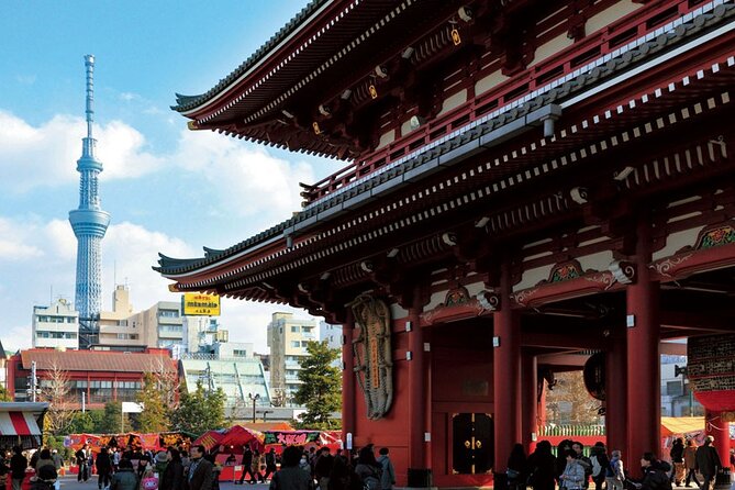 Dynamic Tokyo: Tokyo Tower, Tea Experience, Bay Cruise Day Tour - Senso-ji, Nakamise, and the first taste of old Tokyo