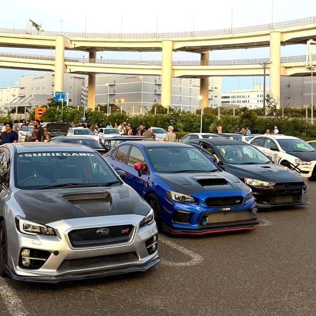 EVO, WRX, Skyline – JDM Night Run to Daikoku Car Meet - A PIT Autobacs and Japan’s serious car shopping