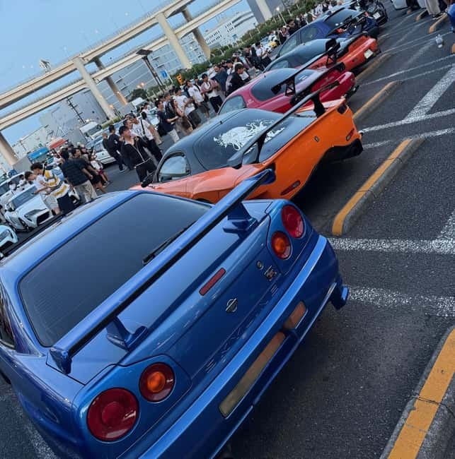 EVO, WRX, Skyline – JDM Night Run to Daikoku Car Meet - Daikoku Parking Area: the night’s main event