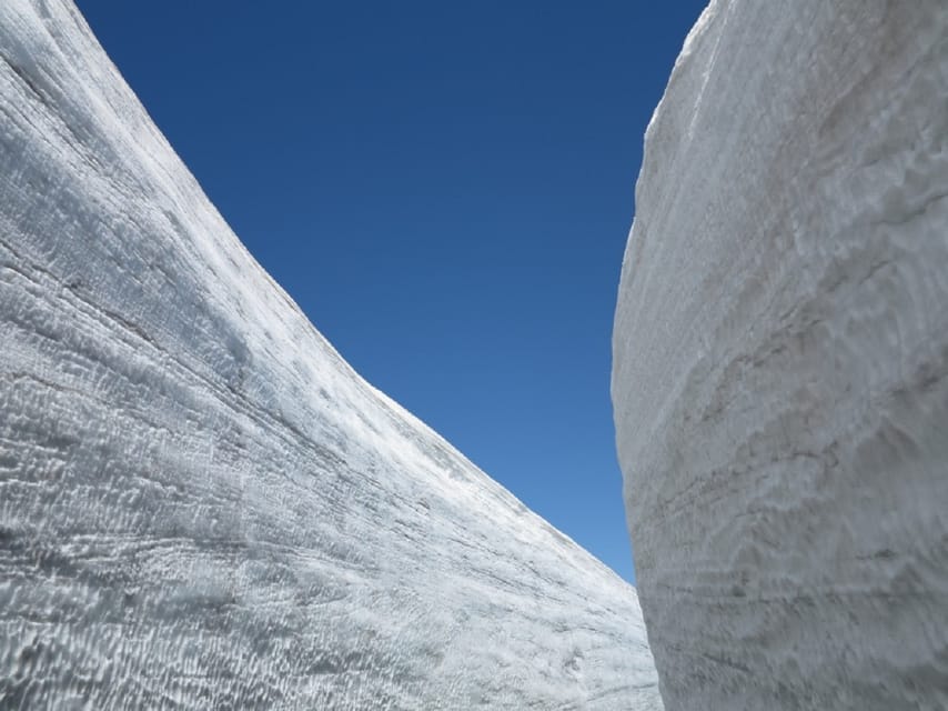 From Nagano: Tateyama-Kurobe Alpine Route - Ogisawa to Kurobe Dam by tunnel trolley bus