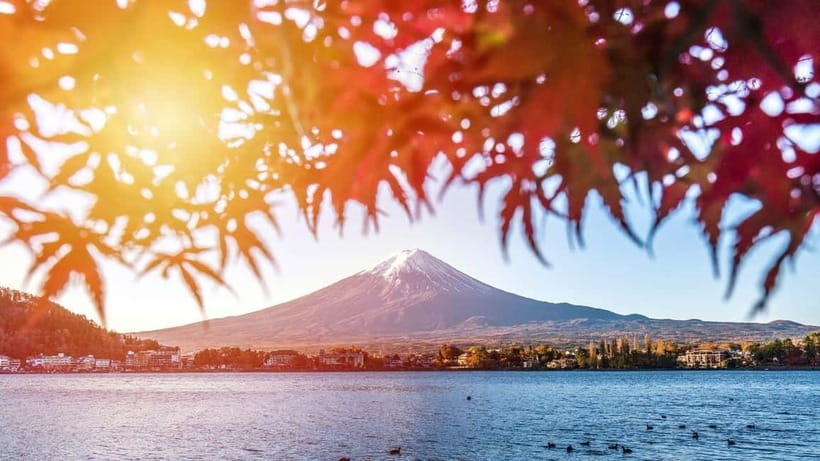 From Tokyo: Private Mt. Fuji and Hakone Tour by Car - Yamanakako gives you an early Fuji view
