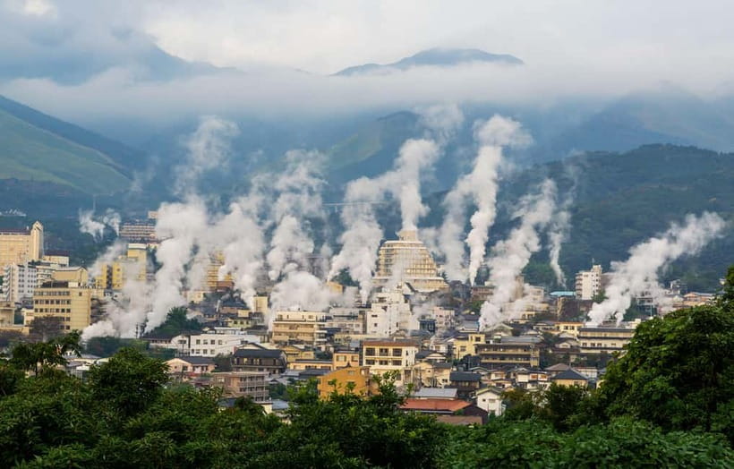 Fukuoka: Yufuin & Beppu Day Tour (Dazaifu / Brewery Options) - Kamado Jigoku and the hot spring country around Beppu