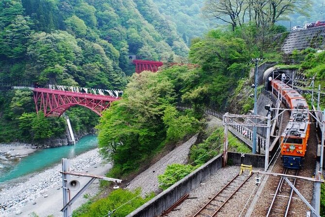 Full Day Tour to Kurobe Gorge and Unazuki Onsen from Kanazawa - The Kurobe Gorge trolley train to Nekomata