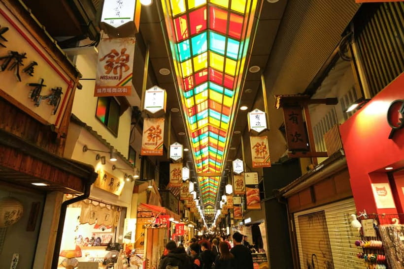 Golden Pavilion, Nijo Castle, & Nishiki Market Half day tour - Nishiki Market, Kyoto’s food stop