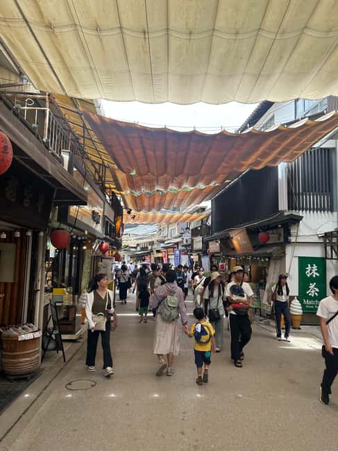 Hiroshima & Miyajima 6.5h Guided Tour – Dome, Park & Shrine - Omotesando Street, oysters, and momiji manju