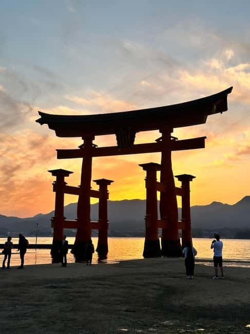 Hiroshima & Miyajima Island Private Tour: History & Culture - The A-Bomb Dome in its quiet riverside setting