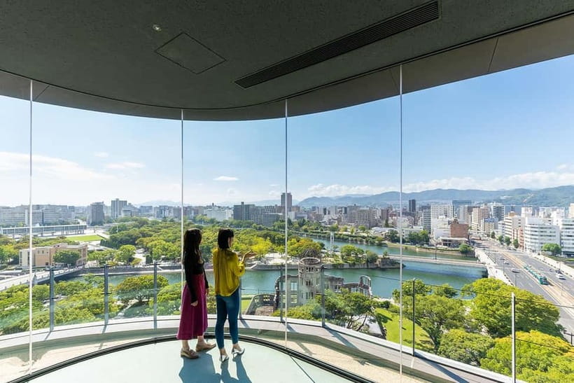HIROSHIMA ORIZURU TOWER Admission Ticket - HIROSHIMA HILLS and the view toward Miyajima