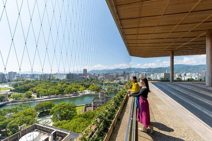 HIROSHIMA ORIZURU TOWER Admission Ticket - Leaving your crane on the ORIZURU WALL