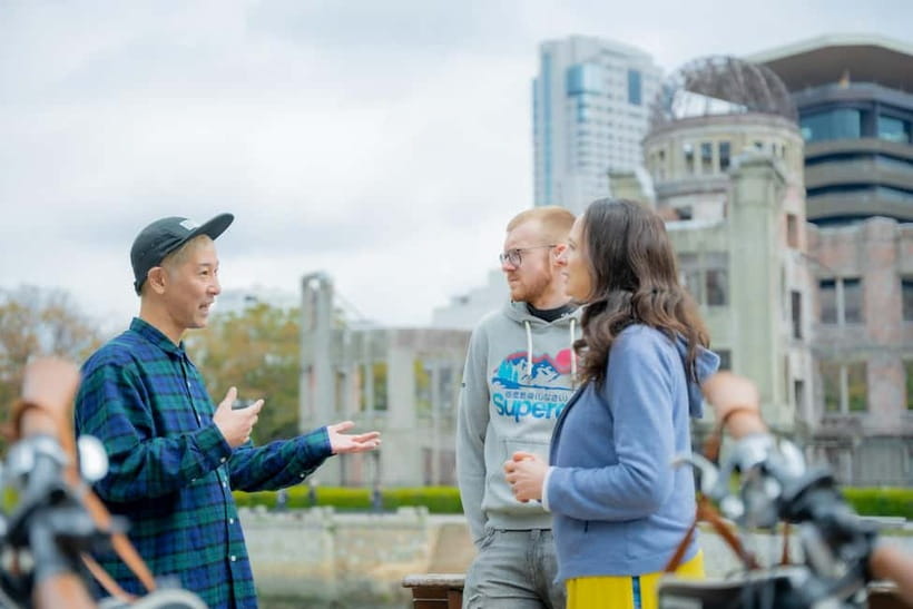Hiroshima: Peace Cycling Tour with Local Guide - The three-hour route: a broader city circuit