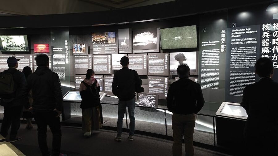 Hiroshima: Peace Walking Tour of World Heritage Sites - Lunch brings the group back to ordinary life
