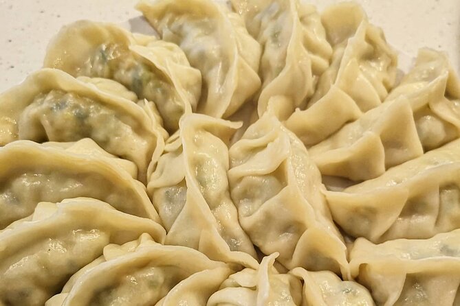 Home style Ramen and Homemade Gyoza in Kyoto - Building the ramen broth from a family recipe