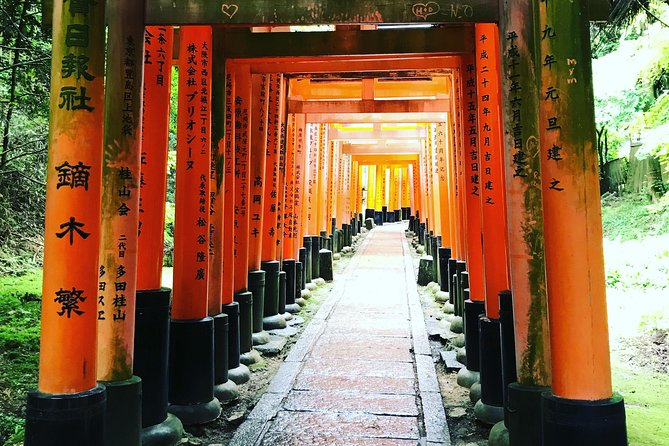 Inside of Fushimi Inari - exploring and lunch with locals - Soba, Japanese tea, and a boiled egg