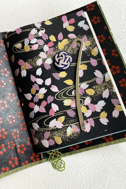Japanese paper Notebook and Mizuhiki Belt Bookmark Workshop - Is $113 a Fair Price?