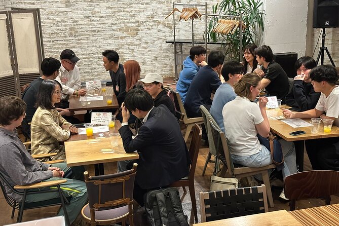 Japanese Speaking Experience Meet the locals Friend Cafe Shibuya - A practical plan for your evening