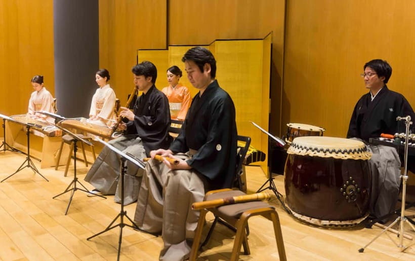 Japanese Traditional Music Show in Tokyo - Hearing the koto, shamisen, shakuhachi, and taiko