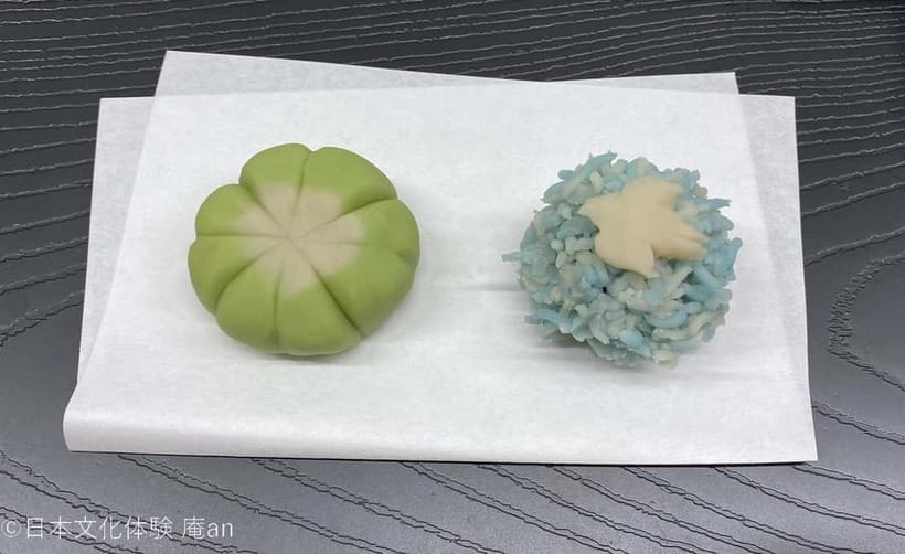 Japanese Traditional Sweets making - Turning Kyoto bean paste into edible art