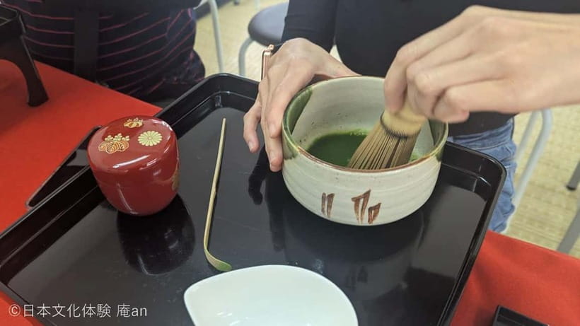 Japanese Traditional Sweets making and Tea Ceremony - Language, demonstrations, and the Marie factor