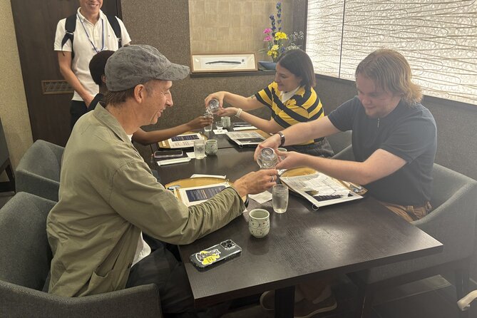 Kawagoe Japanese Food Tour : Unagi Kaiseki and Sake near Tokyo - Grating fresh wasabi for your own meal