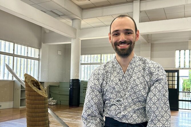 Kendo and samurai experience in Kyoto - The tatami cutting question