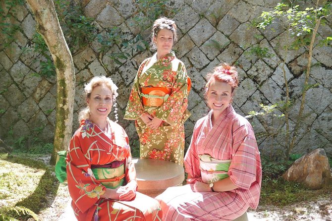 Kimono and Calligraphy Experience in Miyajima - Photographs in the temple and garden