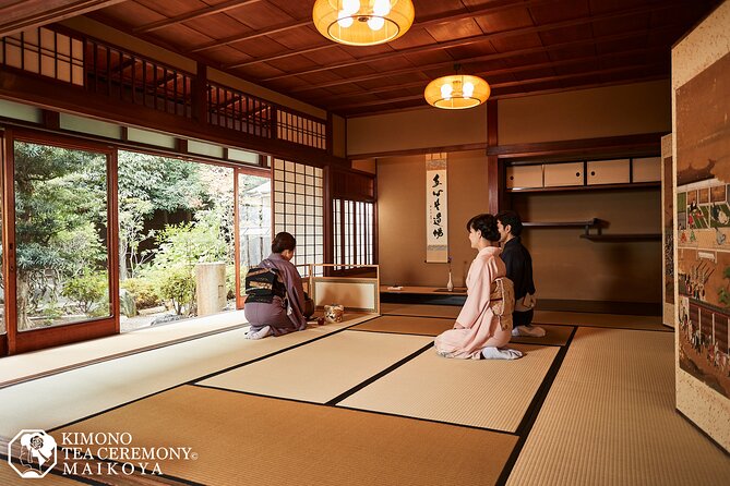 Kimono Tea Ceremony at Kyoto Maikoya, NISHIKI - The sweets, photographs, and social side