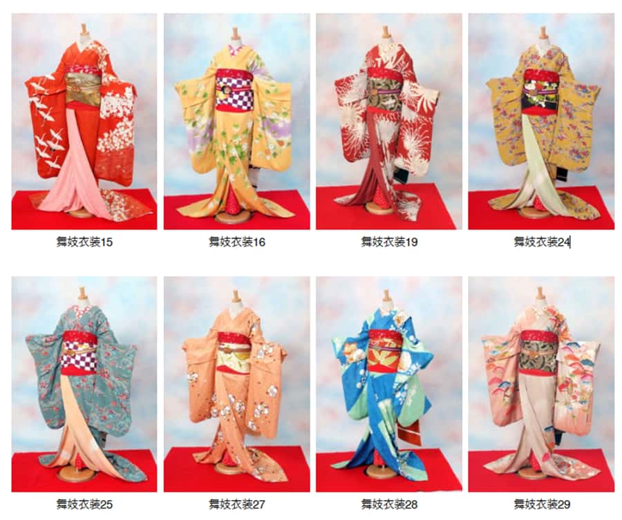 Kyoto: 2-Hour Maiko Makeover and Photo Studio Shoot - Wig, hair ornaments, and the finished silhouette