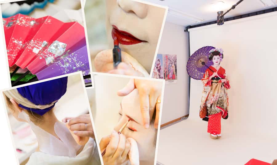 Kyoto: 2-Hour Maiko Makeover and Photo Studio Shoot - The white makeup is the heart of the experience