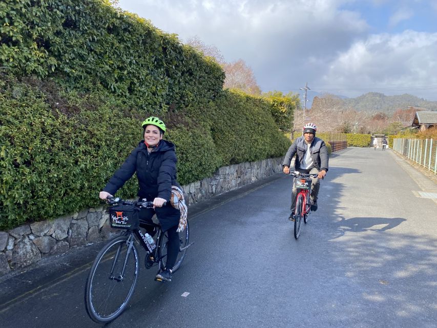 Kyoto: Afternoon Bamboo Forest and Monkey Park Bike Tour - Togetsukyo Bridge and the quieter roads