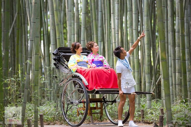 Kyoto Arashiyama Rickshaw Tour with Bamboo Forest - Nonomiya Shrine and the first photo stops
