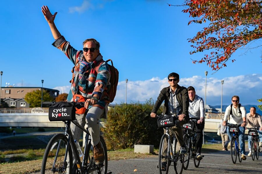 Kyoto: Full Day Bike Tour - Kitano Tenmangu and Kinkaku-ji bring the big sights