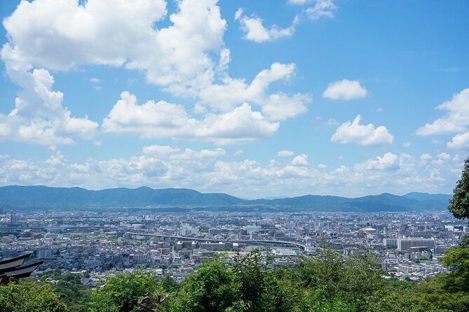 Kyoto: Fushimi Inari Hidden Hike (Private) - The view toward Fushimi Momoyama Castle