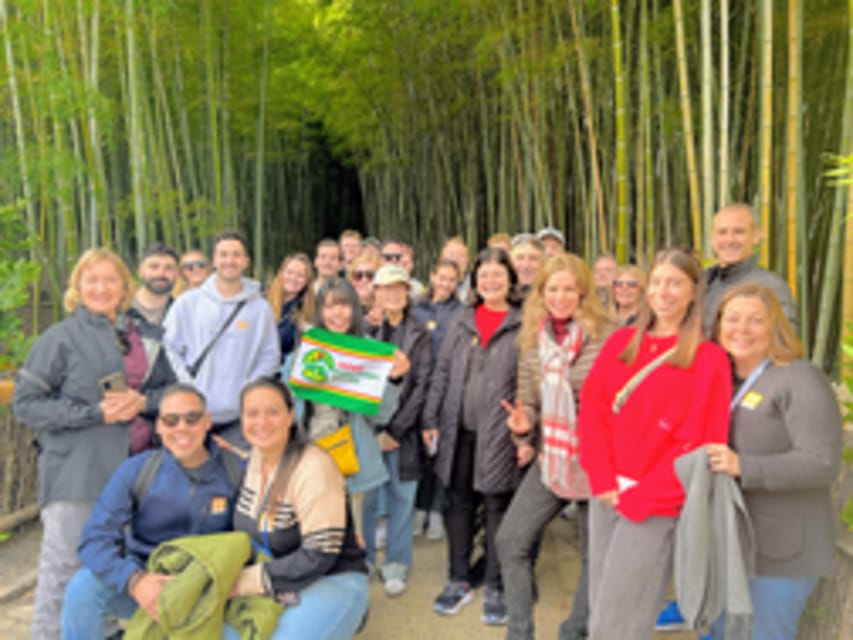 Kyoto: Fushimi Inari, Kinkakuji, Bamboo Grove 1 Day Bus Tour - The Sagano Bamboo Forest gives you a short green walk