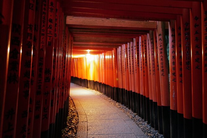 Kyoto Fushimi-Inari Night Walking Tour - Night photography, heat, rain, and walking comfort