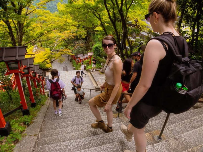 Kyoto: Hike and Hot Springs in Kurama - Descending to Kurama village