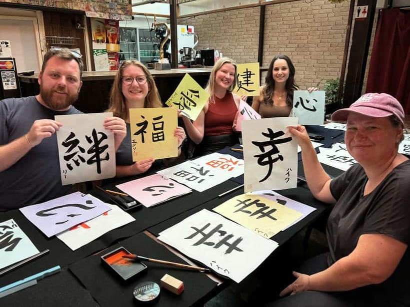 Kyoto: Japanese Calligraphy Workshop - The opening lesson: calligraphy before the brush touches paper