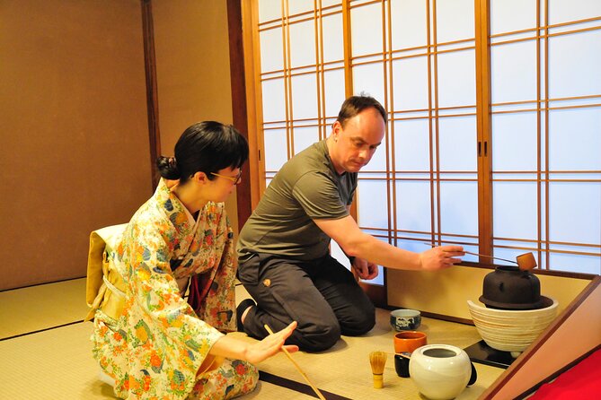 Kyoto Japanese Tea Ceremony Experience in Ankoan - Moving into the matcha tea room